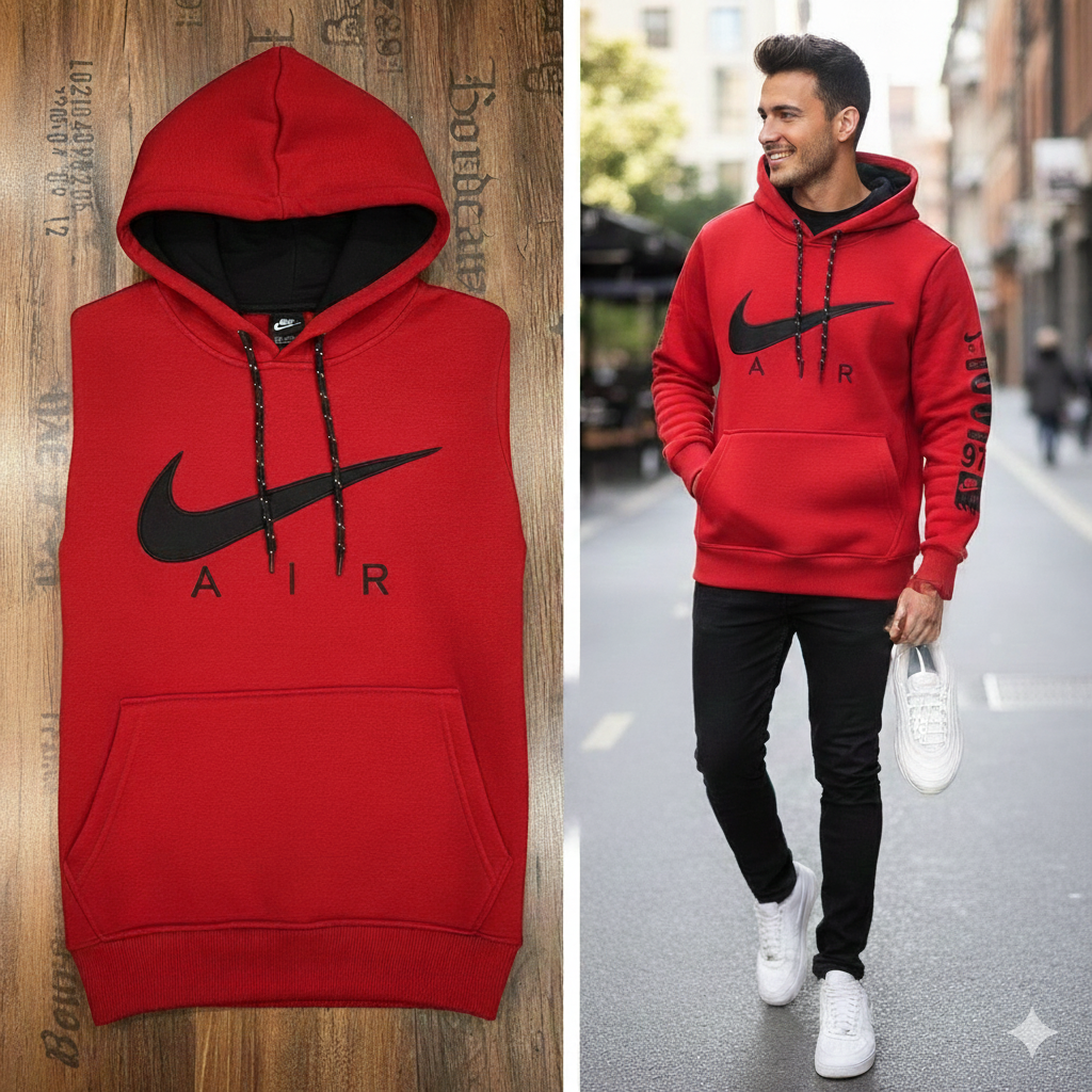 Nike Rojo Club Fleece - Comodidad Legendaria y Actitud Inigualable.